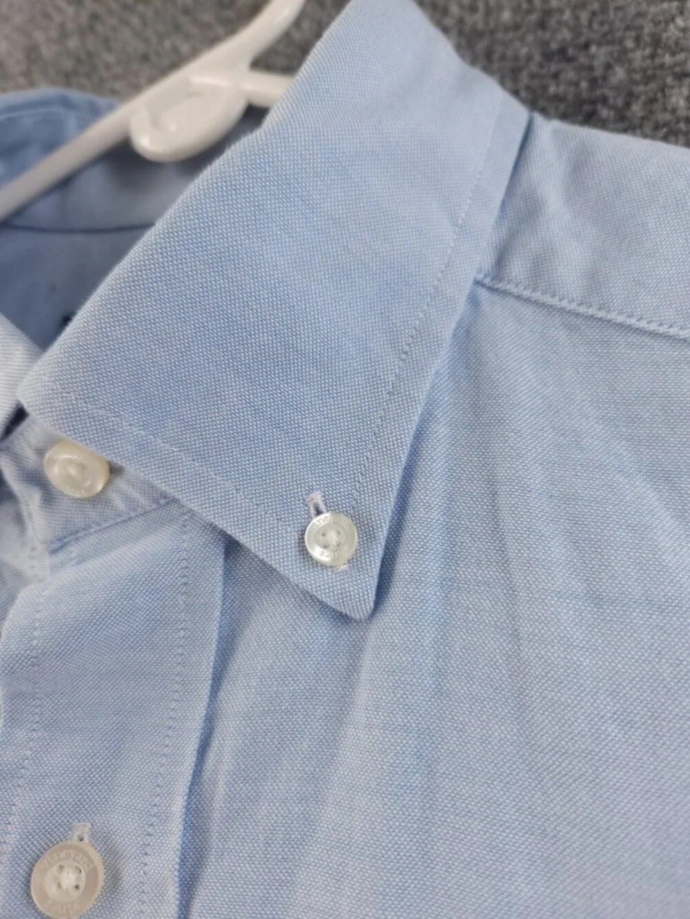Vineyard Vines Oxford All Cotton XS Button-Down Whale OCBD Blue Long Sleeve Men